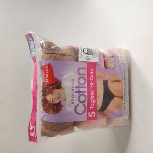 Hanes Breathable Cotton Hi-Cuts - 5 Pack Size 9 2XL